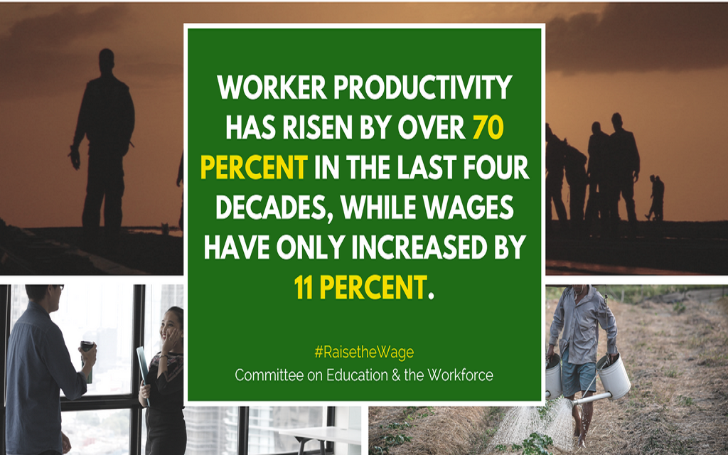 Raise the wage flyer